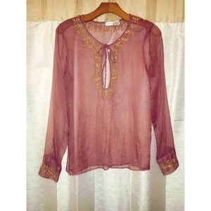 Long sleeve sheet shirt